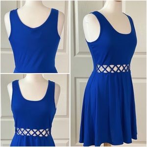 Blue Skater Dress